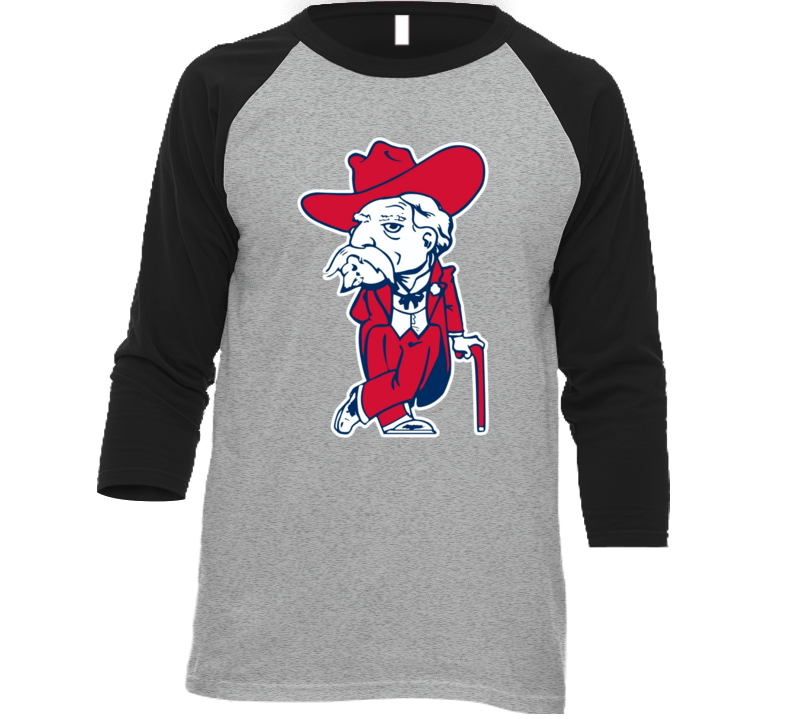 Rebel Man Mascot Ole Miss T Shirt