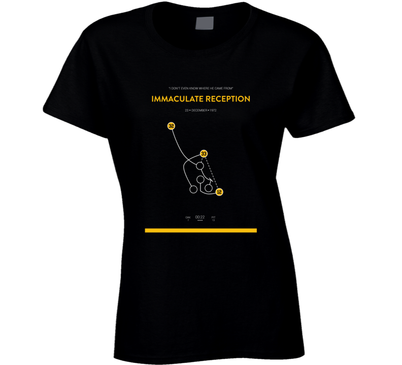 Immaculate Reception Dave Parker Pittsburgh Baseball Ladies T Shirt