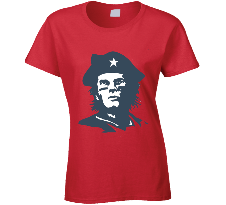 Che Tom Brady New England Football Ladies T Shirt