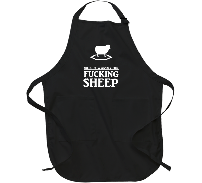 Settlers Of Catan Lonely Sheep Nobody Wants You Sheep Cursing Funny Apron