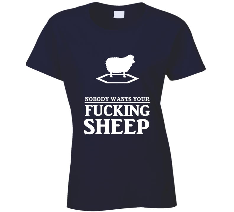 Settlers Of Catan Lonely Sheep Nobody Wants You Sheep Cursing Funny Ladies T Shirt