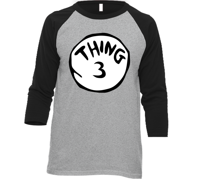 Thing 3 Dr Seuss Funny T Shirt