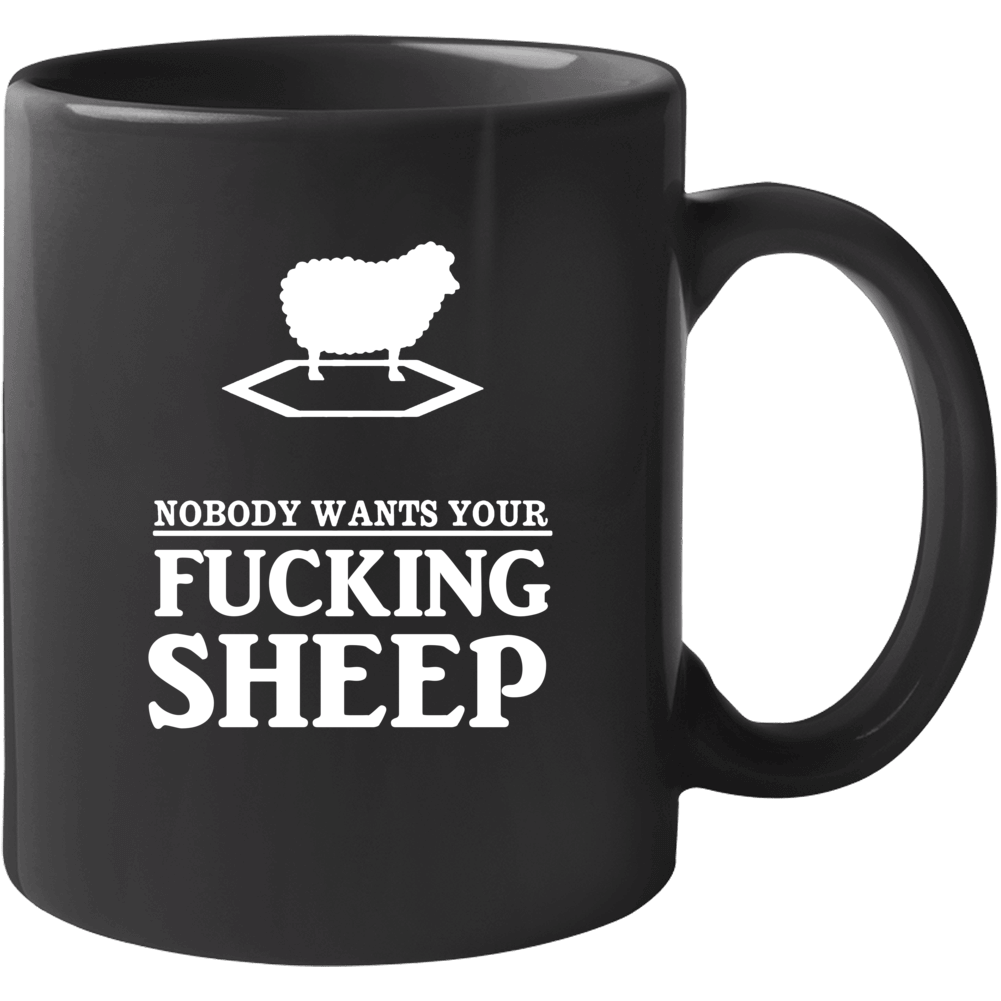 Settlers Of Catan Lonely Sheep Nobody Wants You Sheep Cursing Funny Mug