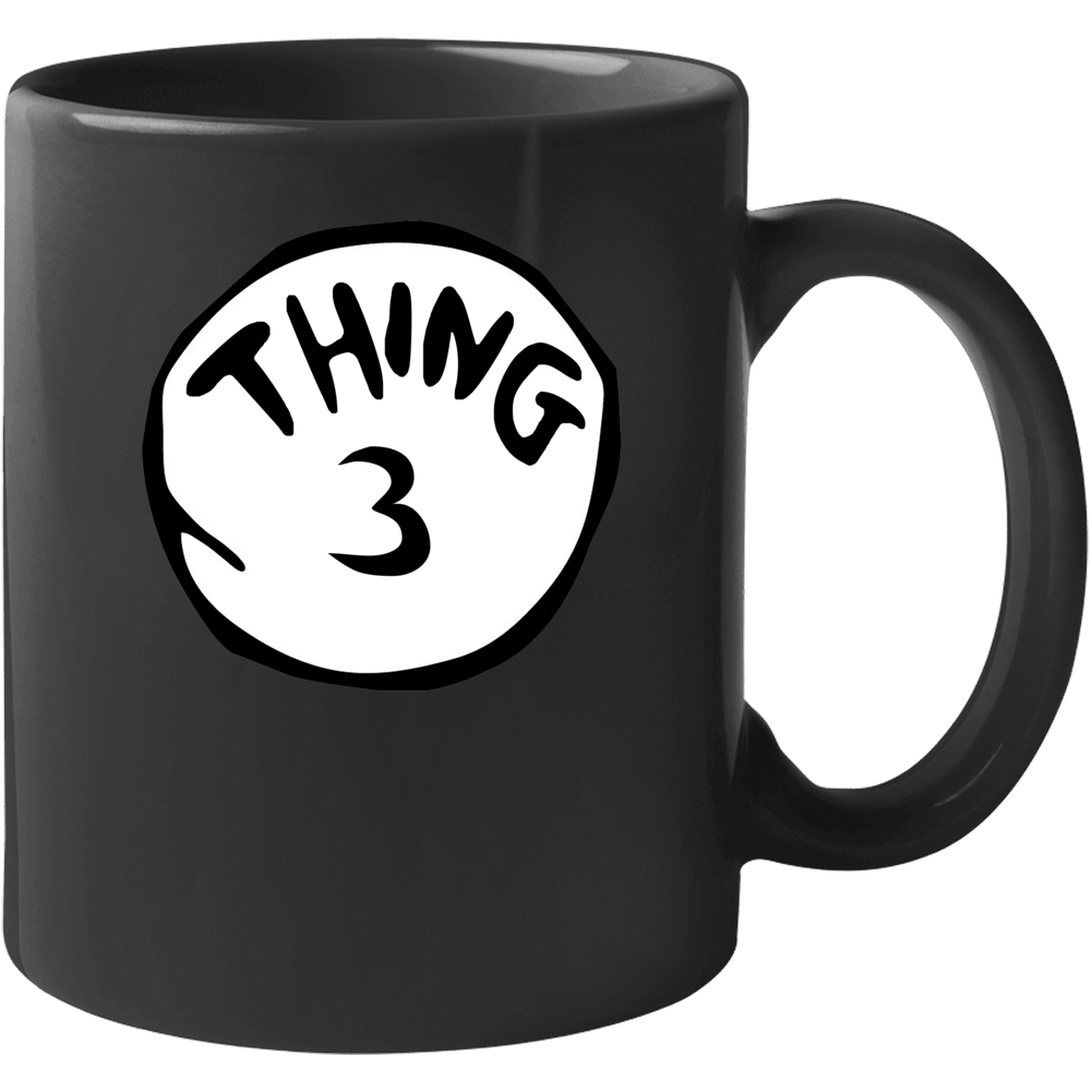 Thing 3 Dr Seuss Funny Mug