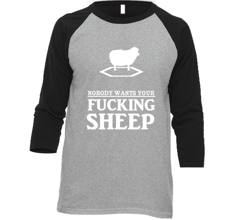 Settlers Of Catan Lonely Sheep Nobody Wants You Sheep Cursing Funny T Shirt