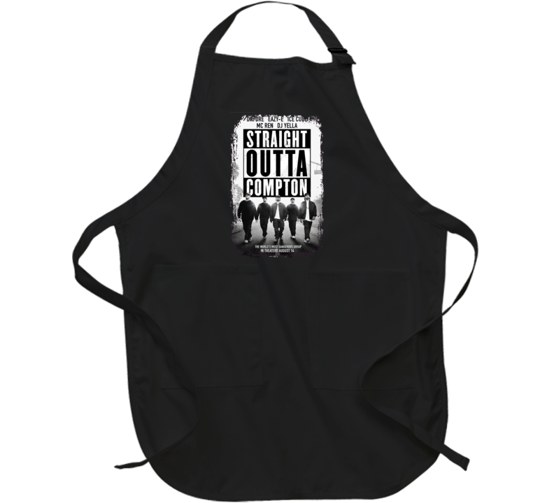 Straight Outta Compton Movie Poster Nwa Music Group Apron