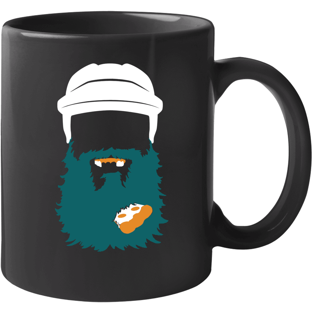 Brent Burns Pizza Beard San Jose Hockey Fan Mug