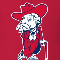Rebel Man Mascot Ole Miss T Shirt 12276608