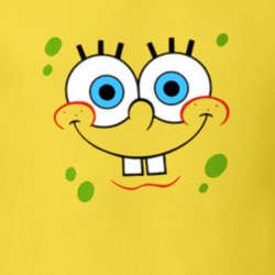 Spongebob Square Pants Face Cartoon TV Show T Shirt 12277510
