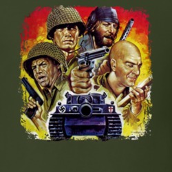 Kellys Heroes Classic Movie 1970 Distressed T Shirt 13364986