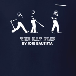 The Bat Flip Evolution Jose Bautista Toronto Baseball T Shirt 16852582