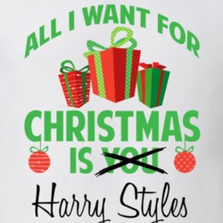 All I Want For Christmas Is Harry Styles Celebrity T Shirt 17761823