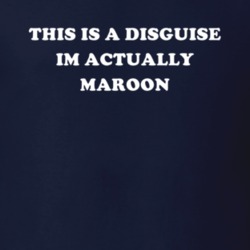 This Is A Disguise Im Actually Maroon Celebrity T Shirt 17776263