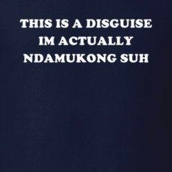 This Is A Disguise Im Actually Ndamukong Suh Celebrity T Shirt 17776316
