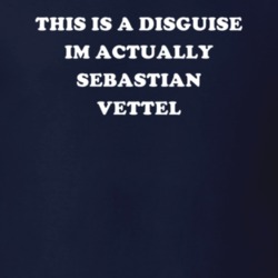 This Is A Disguise Im Actually Sebastian Vettel Celebrity T Shirt 17776446