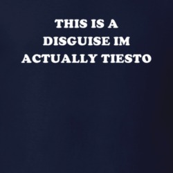 This Is A Disguise Im Actually Tiesto Celebrity T Shirt 17776490