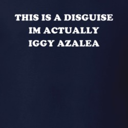 This Is A Disguise Im Actually Iggy Azalea Celebrity T Shirt 17776611