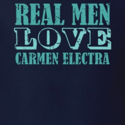 Real Men Love Carmen Electra Celebrity T Shirt 18471090