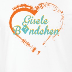 Heart Gisele B?ndchen Celebrity T Shirt 18471316