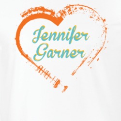 Heart Jennifer Garner Celebrity T Shirt 18471359