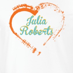 Heart Julia Roberts Celebrity T Shirt 18471381