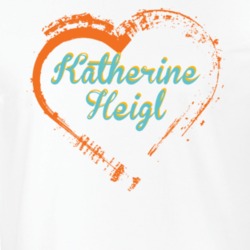 Heart Katherine Heigl Celebrity T Shirt 18471386