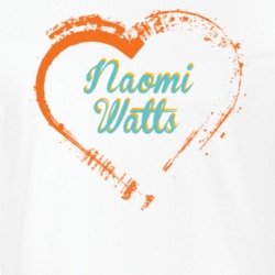 Heart Naomi Watts Celebrity T Shirt 18471459