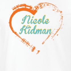 Heart Nicole Kidman Celebrity T Shirt 18471468