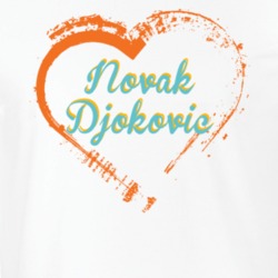 Heart Novak Djokovic Celebrity T Shirt 18471470
