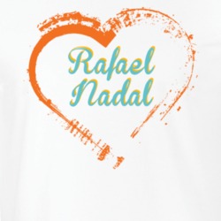 Heart Rafael Nadal Celebrity T Shirt 18471489