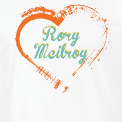 Heart Rory McIlroy Celebrity T Shirt 18471510
