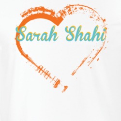 Heart Sarah Shahi Celebrity T Shirt 18471522
