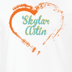 Heart Skylar Astin Celebrity T Shirt 18471538