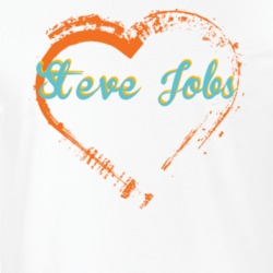 Heart Steve Jobs Celebrity T Shirt 18471544