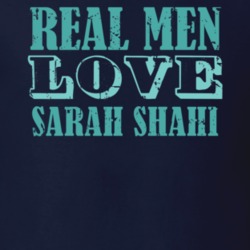 Real Men Love Sarah Shahi Celebrity T Shirt 18471551