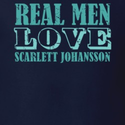 Real Men Love Scarlett Johansson Celebrity T Shirt 18471554