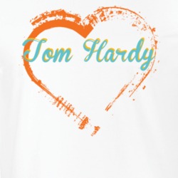 Heart Tom Hardy Celebrity T Shirt 18471561