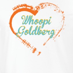 Heart Whoopi Goldberg Celebrity T Shirt 18471576