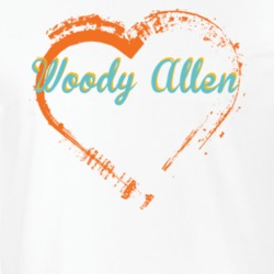 Heart Woody Allen Celebrity T Shirt 18471581