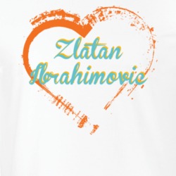 Heart Zlatan Ibrahimovic Celebrity T Shirt 18471584