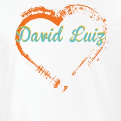 Heart David Luiz Celebrity T Shirt 18471605