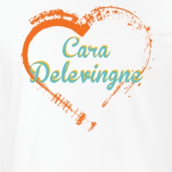 Heart Cara Delevingne Celebrity T Shirt 18471619
