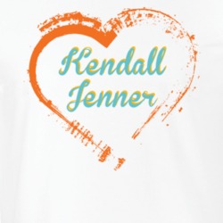 Heart Kendall Jenner Celebrity T Shirt 18471632