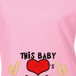 This Baby Loves Chick-Fil-A Funny Maternity Ladies Food Fanatic T Shirt 22831832