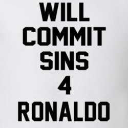 Will Commit Sins 4 Ronaldo Celebrity T Shirt 22838420