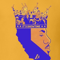 Lebron James The King La Basketball Team Fan T Shirt 34384177