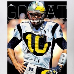 The Goat Tom Brady Patriots Michigan Football Sports Team Fan T Shirt 35109049