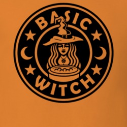 Basic Witch Funny Starbucks Logo Parody Halloween T Shirt 36524817