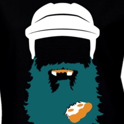 Brent Burns Pizza Beard San Jose Hockey Fan Ladies T Shirt 37301475