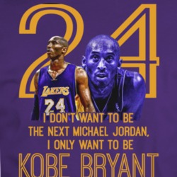 Rip Koby Bryant Quote Dunk Los Angeles Basketball Star Legend 24 Sports T Shirt 37436995